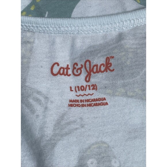 Cat and Jack Boys Tank T-Shirt Sleeveless Green Frogs Large 10 / 12 NWT - Picture 7 of 7